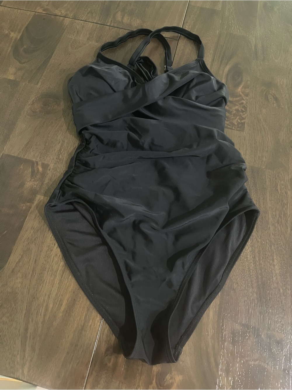 B2Prity Small Classic Black One-Piece Swimsuit like new worn once